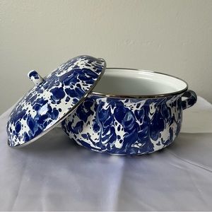 Golden Rabbit • Cobalt Swirl Dutch Oven